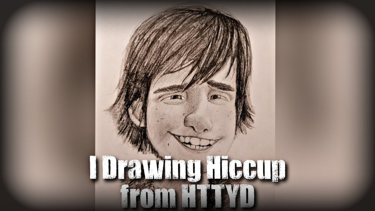 How to draw Hiccup from HTTYD | How to draw your Dragon