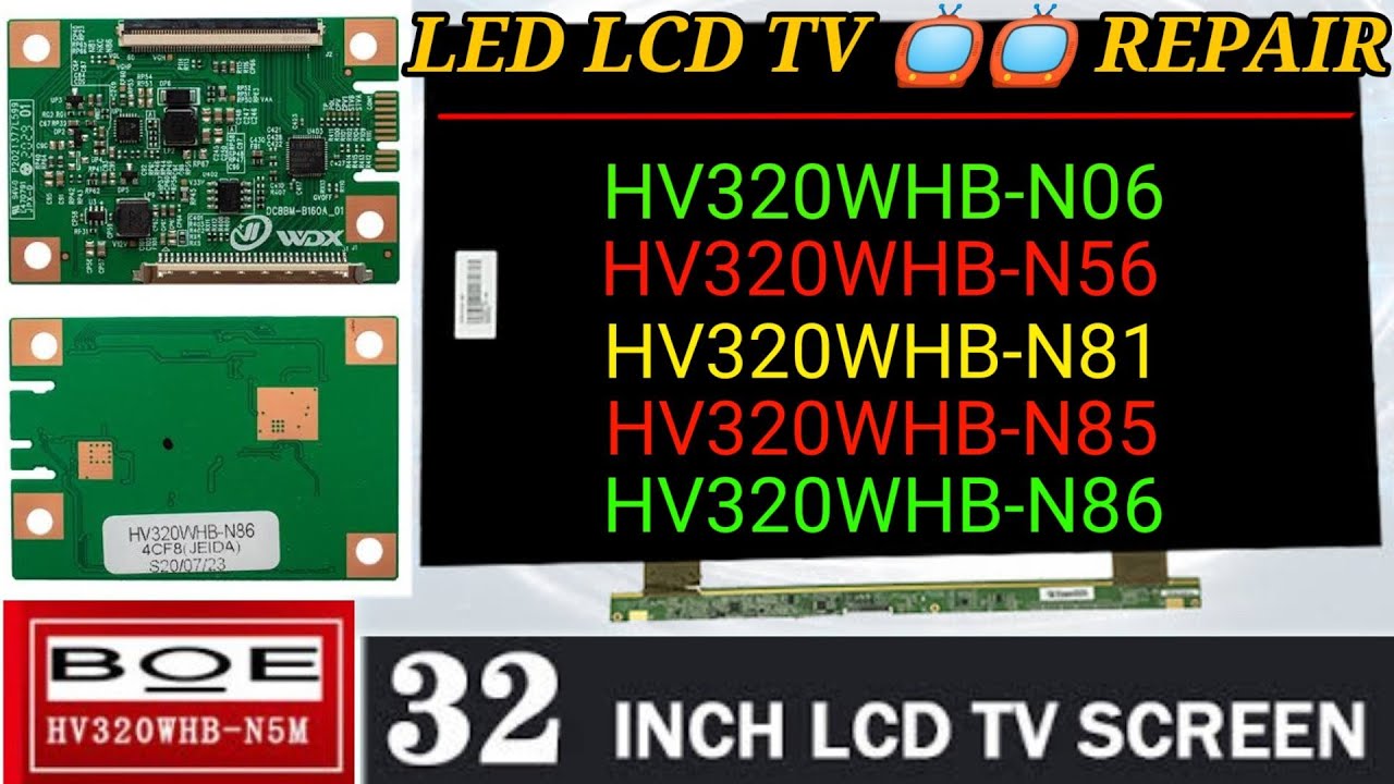 #hv320whb n86 ! #boe pannel ! install china motherbord ! #led lcd tv ...