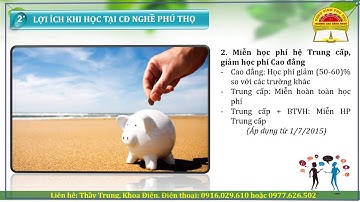 Thông tin cần biết về Trường CĐ Nghề Phú Thọ [Trường Cao đẳng Nghề Phú Thọ]