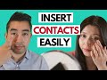 How to put in contact lenses 3 different methods  optometrist tutorial