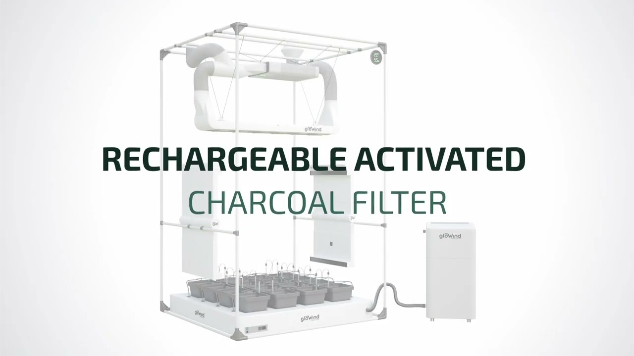 Rechargeable activated charcoal filter Growind