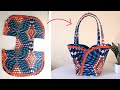 DIY Interesting Cute Basket bag Design Very Easy  Handbag Sewing