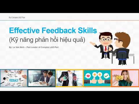 Effective Feedback Skills (Kỹ năng phản hồi hiệu quả)