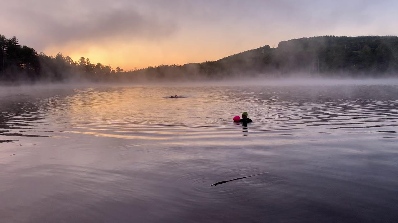 Sep 9, 2019 swim at Glen Lake at Goffstown New Hampshire with New Wave