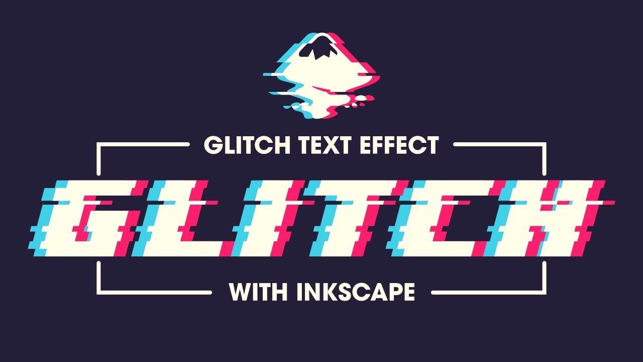 Inkscape Tutorial Glitch Effect Youtube