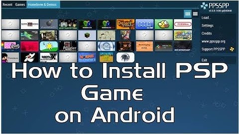 How to setup PSP games on Android | PPSSPP Emulator