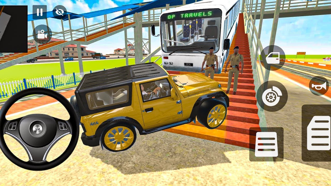 Indian Gangster 😱modified Ferrari blue Golden Thar drive 🚨open world gameplay 2026 indian theft aura