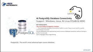 AI - LabVIEW PostgreSQL Database Connectivity Toolkit Profile