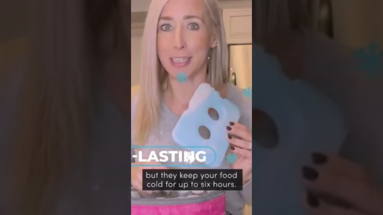 Healthy Packers Ice Packs for Lunch Boxes & Coolers - Freezer Packs