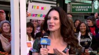 Madeleine Stowe On Good Morning America