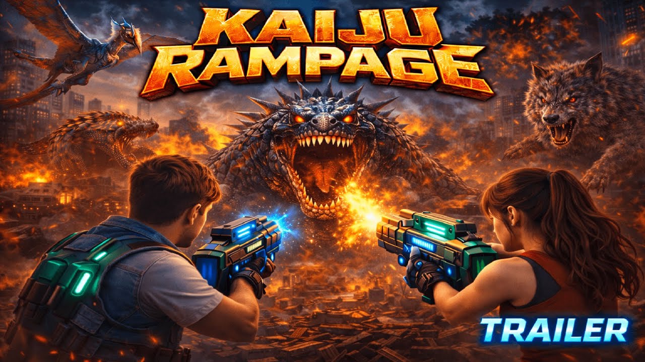 Kai Rage Games 🎯 KAIJU RAMPAGE ARCADE TRAILER | MONSTER-KILLING 4K ACTION FROM LAI ...