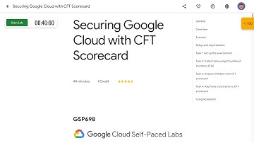 Securing Google Cloud with CFT Scorecard GSP698