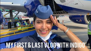 Never knew it would be my first & last vlog with Indigo. #cabincrew #indigo