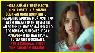 видео: Муж Привёл ЛЮБОВНИЦУ: Она займёт твоё место, ВЫМЕТАЙСЯ! - Я Шокирована, Но Он Ещё Не Знает, Что я... картинка: Муж Привёл ЛЮБОВНИЦУ: Она займёт твоё место, ВЫМЕТАЙСЯ! - Я Шокирована, Но Он Ещё Не Знает, Что я...