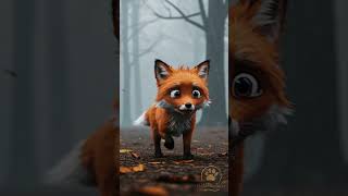 Lost fox cub reunited with his family | Animated Fox Story
