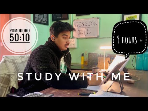 LIVE|Study with me |SSC|BPSC|UPSC|MOTIVATION|9 Sessions |(50:10)|Pomodoro Method |MON-SAT|FOCUS