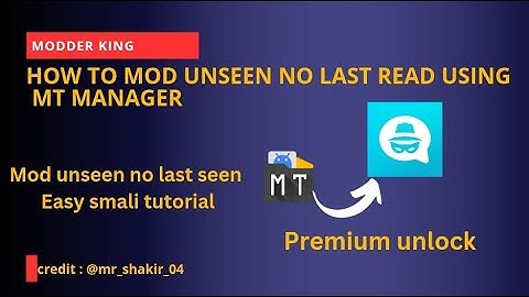LEARN MODDING | How to M0D UnSeen using MT Manager | Smali Reverse Engineering |2023#mtmanager