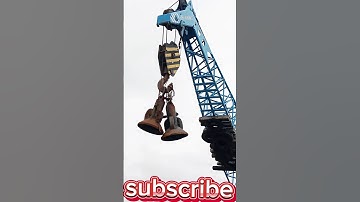 পাইলিং ক্রেন ভিডিও 🚀🚀   Piling crane video  #shorts #automobile #loading #viral#