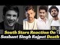 30 South Stars Reaction About RIP Sushant Singh Rajput | Allu Arjun, Mahesh Babu, Dulquer Salmaan