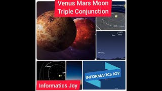 Mars, Venus, Moon Triple Conjunction Where And When To Watch It Informatics Joy