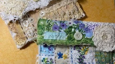 Slow Stitched Pouch/Purse