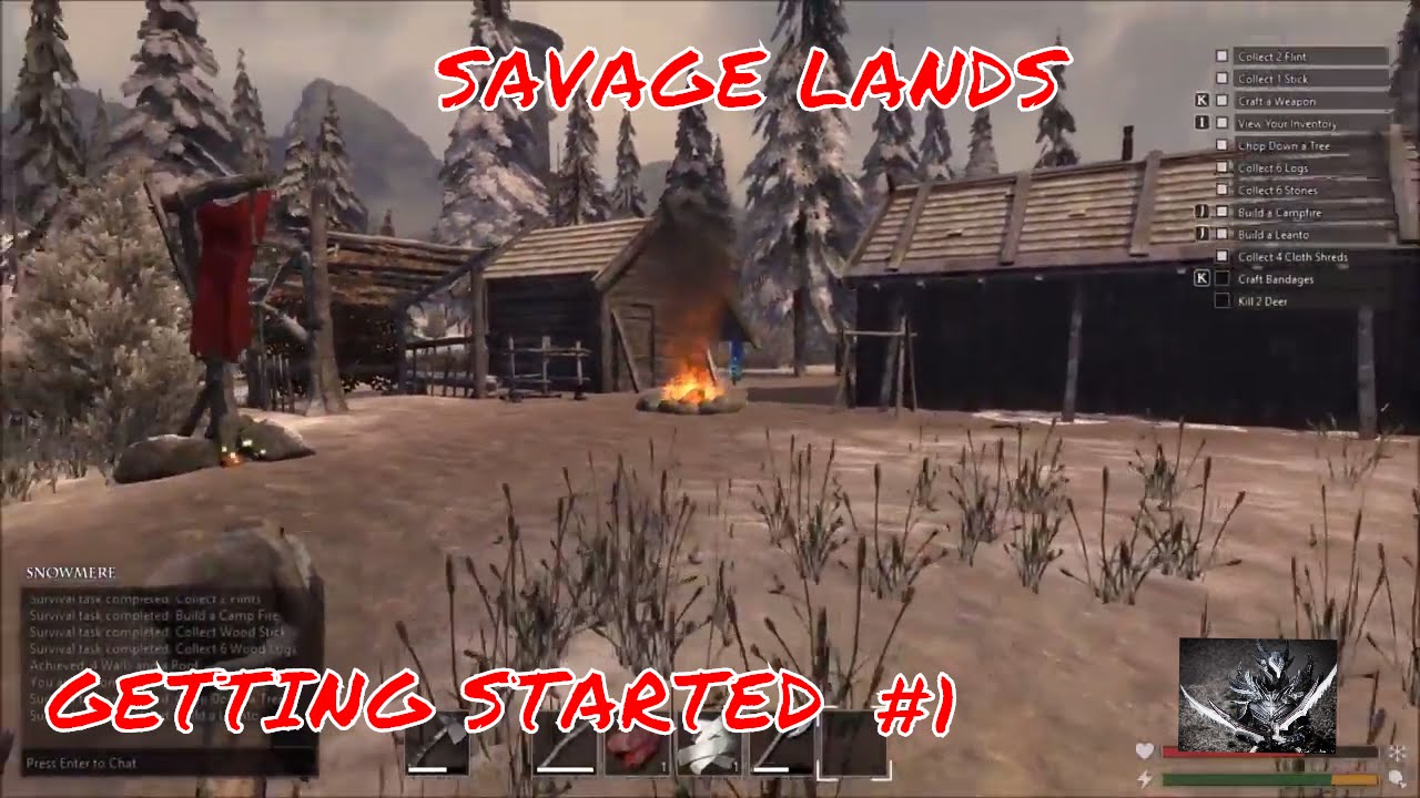 SAVAGE LANDS LETS PLAY EP1 GETTING STARTED