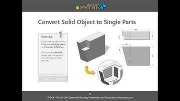 [ Pytha ] Operacje boolean, dzielenie bryły na ściany