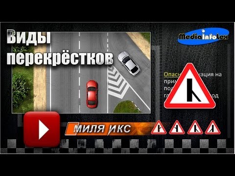 Видео: Какие бывают 3 типа пересечений?