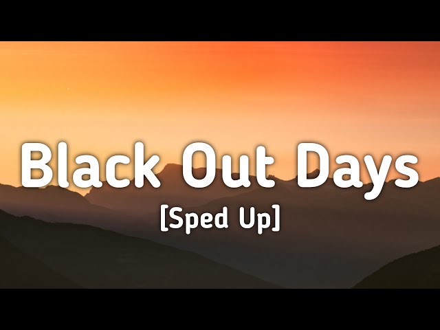Phantogram - Black out days (sped up) [Lyrics]