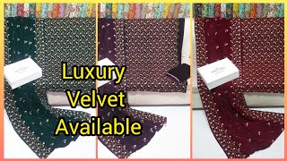 Luxury Velvet Embroidered Collection 2024 Online / Online shopping @FS Fashion World screenshot 3