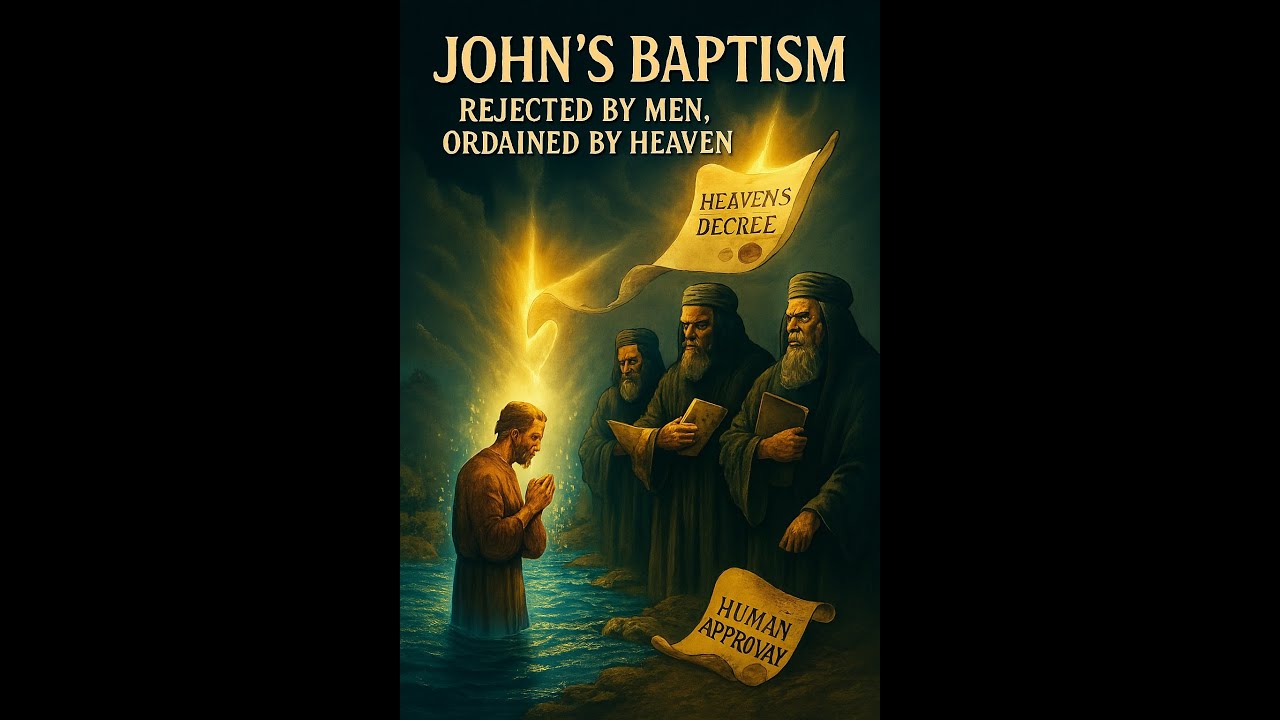 Water Baptism: God’s Will from Heaven | Luke 
