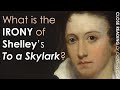 Percy Bysshe Shelley TO A SKYLARK Poem ANALYSIS SUMMARY LINE BY LINE Romanticism Literature Percy Bysshe Shelley TO A SKYLARK Poem ANALYSIS SUMMARY LINE BY LINE Romanticism Literature