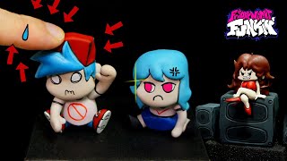 [FNF] Making Anime Chibi Fnf vs Finger Sculpture Timelapse [BF and SKY] - Friday Night Funkin'