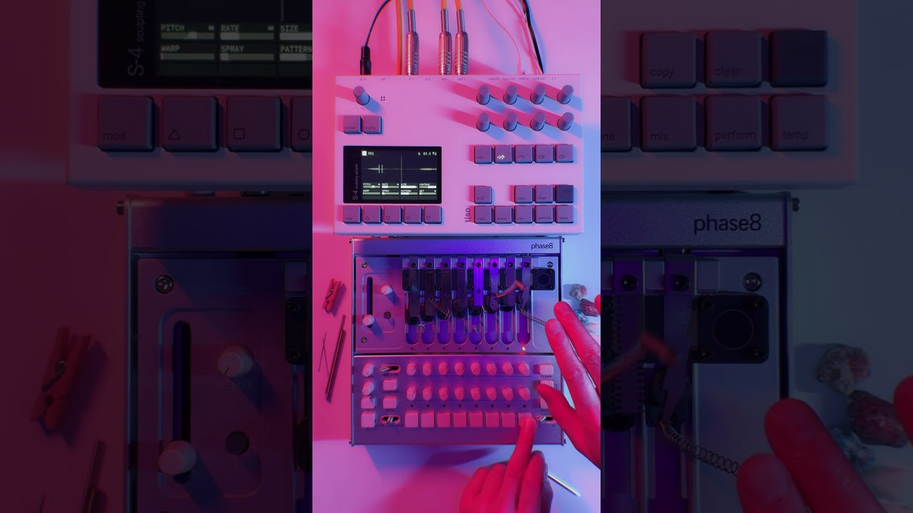 KORG berlin phase8: playing with springs