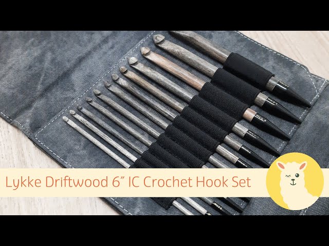 Lykke Driftwood 6 Inch Interchangeable Tunisian Crochet Hooks - The Websters
