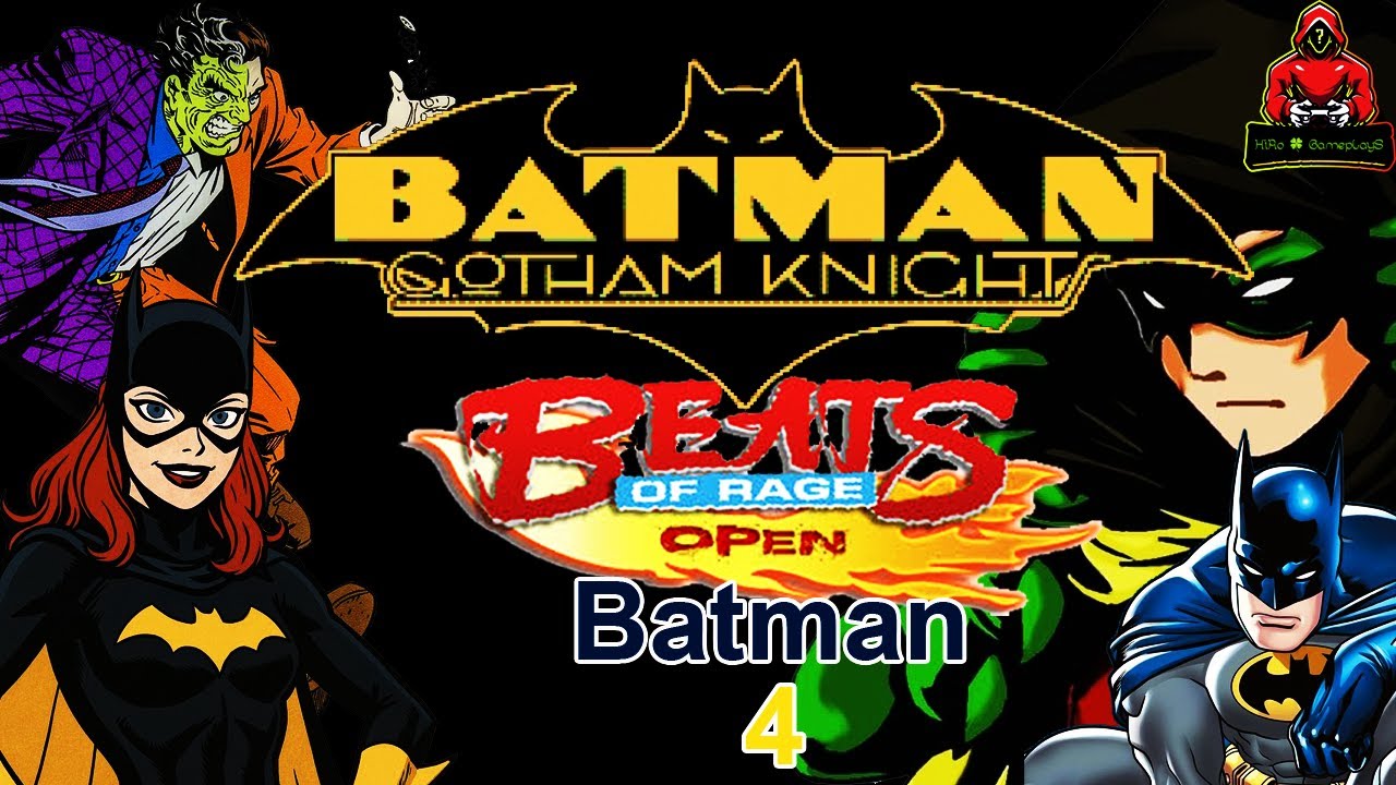 Batman Gotham Knight (OpenBOR) Stage 4 - Batman.  Gameplay + Download...