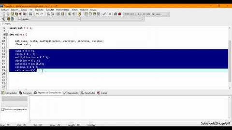 #6 Operadores aritméticos (Suma, resta, multiplicación, etc) – Programación en C