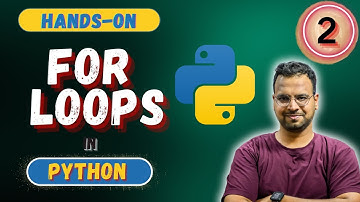 For Loops in Python 📟  (Part - 2) | Python for beginners