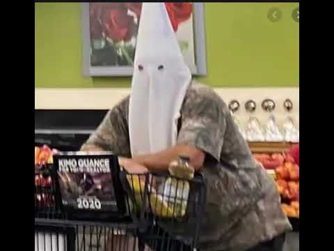 PC Male Wears Klan Hood In Grocery Store