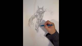 Frank Cho Drawing Demo  Werewolf