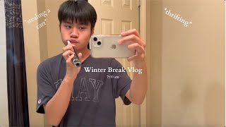 winter break vlog: (grwm, thrifting, editing, stealing carts, naps, gilmore girls) by Jason Nguyen 30 views 1 year ago 7 minutes, 44 seconds
