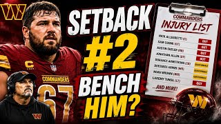 BENCH HIM?! Nick Allegretti Suffers SETBACK No. 2 as Commanders’ Injury Crisis EXPLODES!