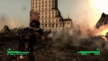Fallout 3: Escorting a water caravan during a raider ambush