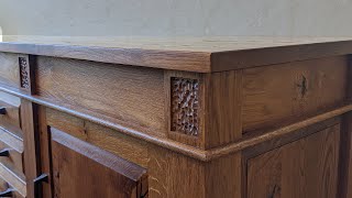 Carving The Legs Demples for the  Sideboard and other details by Brian Benham - Artist • Designer • Craftsman 3,108 views 1 year ago 4 minutes, 42 seconds