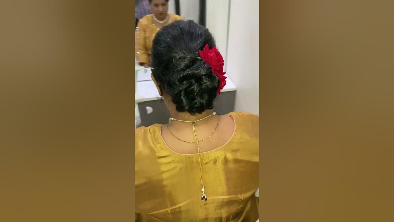 Messy bun Party hairstyle #viralvideo #sorts #tiktok #trending #viral #song #celebrities #786 #