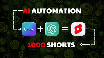 I Made 1000 Monetizable YouTube Shorts in 10 minutes(Chat GPT + Canva)