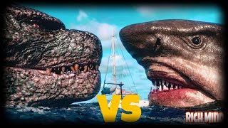 Megalodon Vs Godzilla (Wild Animal Fight)