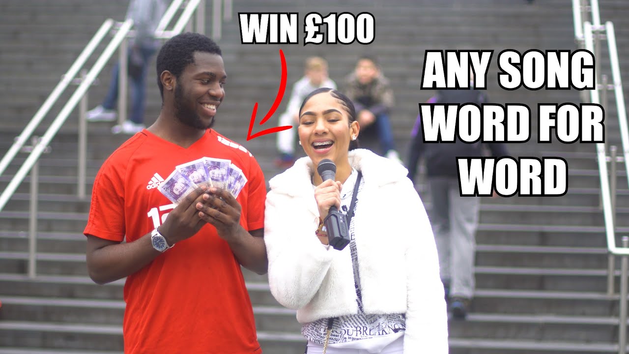 Sing Any Song Word For Word To Win £100 - Part 5