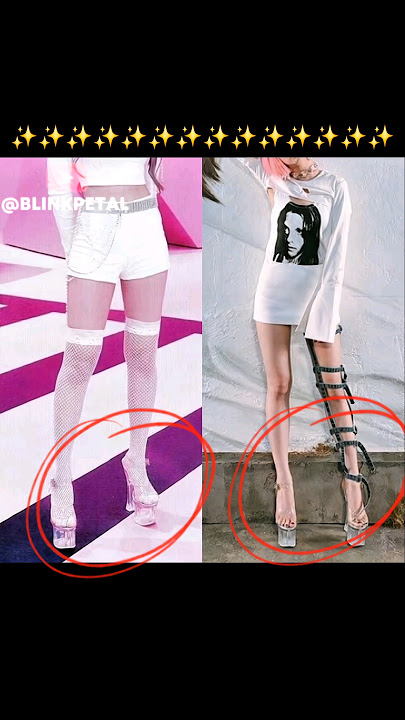 Jennie And Jisoo Are Wear Same Heels In Same MV 🥲👠 #jennie #jisoo #blackpink #shorts #trending