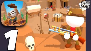 Western Sniper: Wild West FPS - Gameplay Part 1 (iOS, Android) screenshot 2